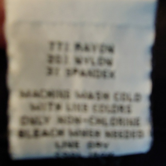 Black Rayon Pant - Picture 5 of 5